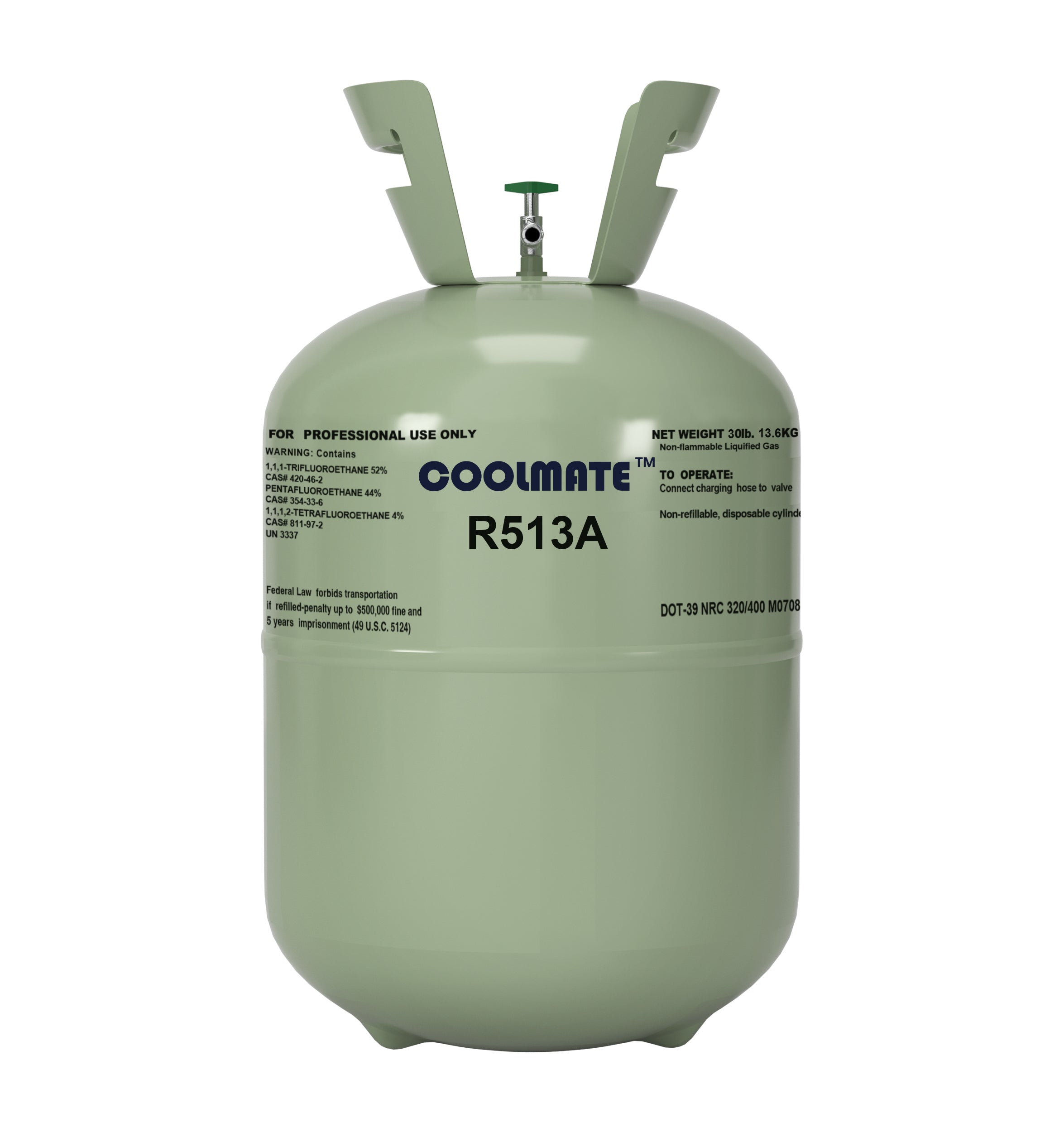 R-513A Refrigerant 30 LB|CoolmateGas Refrigerant