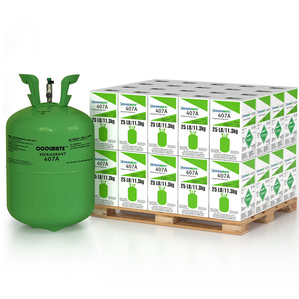 R-407A Refrigerant 25 LB|CoolmateGas Refrigerant